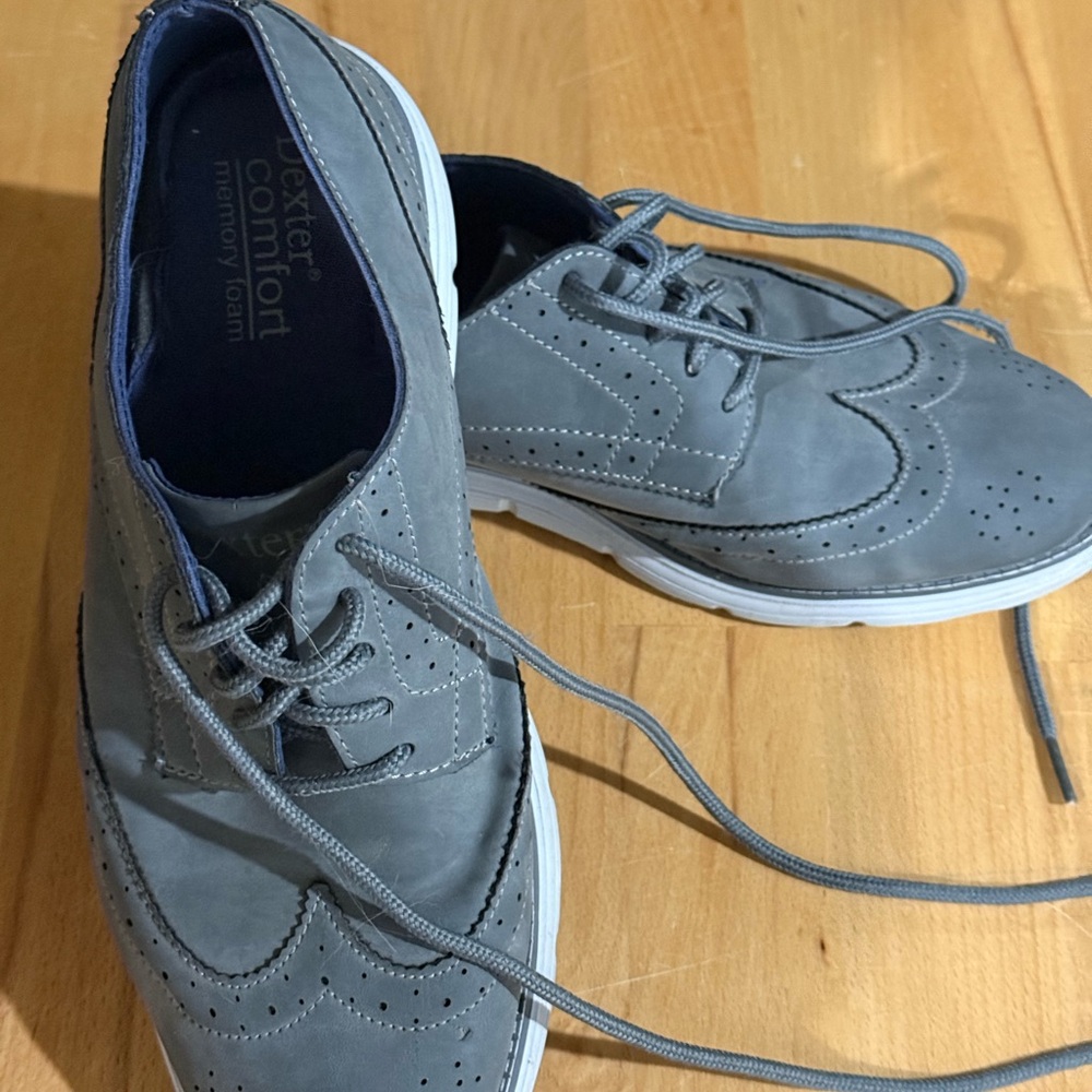Dexter Men's Gray Oxford Shoes
